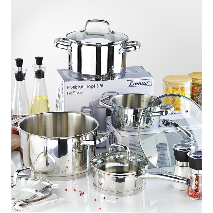 Кастрюля 6 л/24 см Linnuo