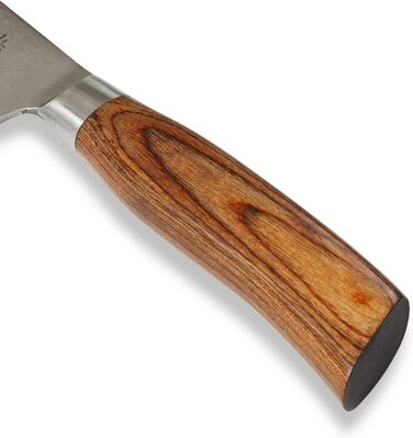 Профессиональный поварской нож из настоящей дамасской стали 20 см Wakoli EDIB Pro Kiritsuke