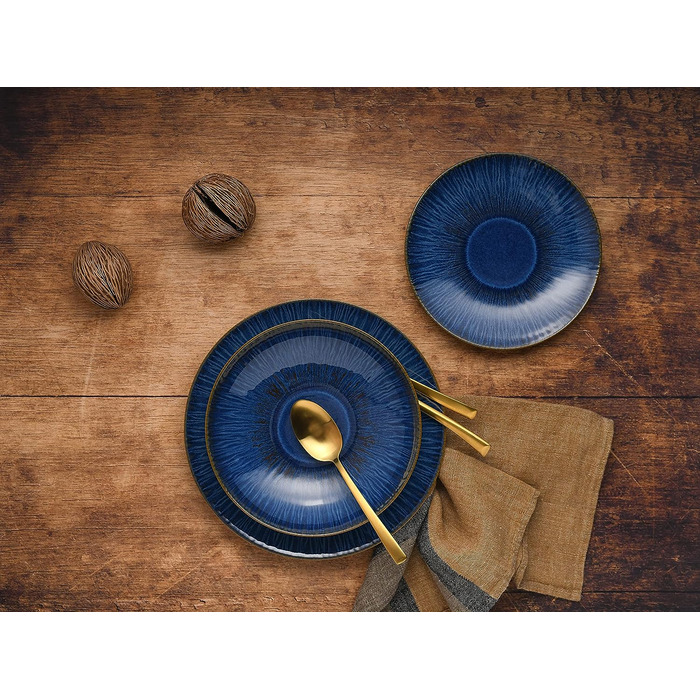 Столовый сервиз на 6 человек 18 предметов Sea Breeze Blue CreaTable