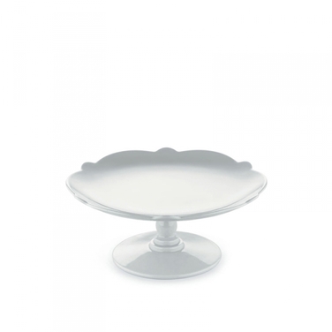 Подставка для торта 20,5х9х20,5 см белая Dressed Alessi
