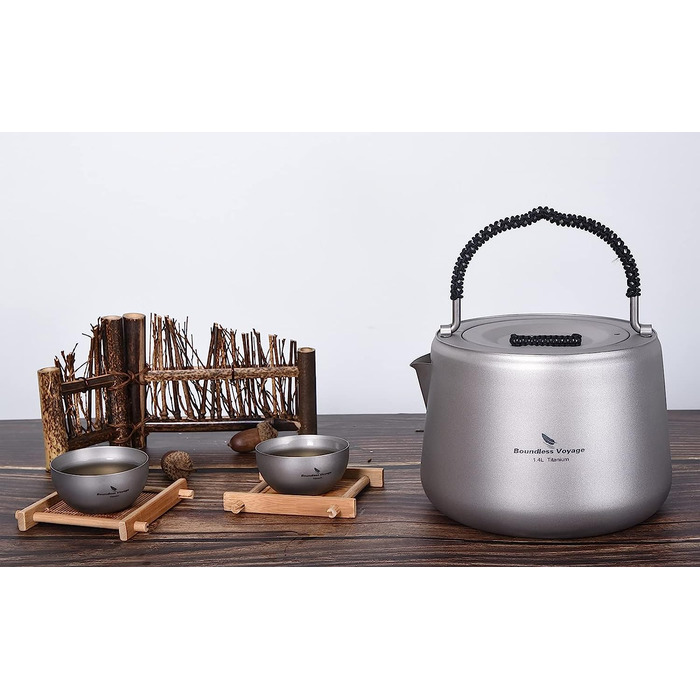 Титановый чайник iBasingo 1,4 л с фильтром