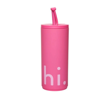 Спортивная бутылка 0,5 л Cherry Pink Design Letters