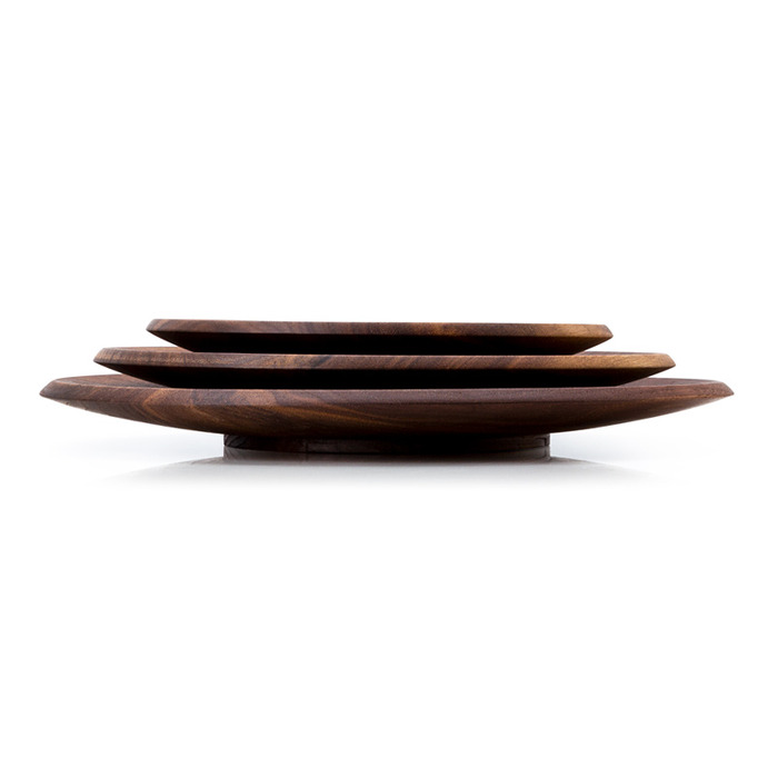 Чаша орех Ø 25 х 3 см Continenta