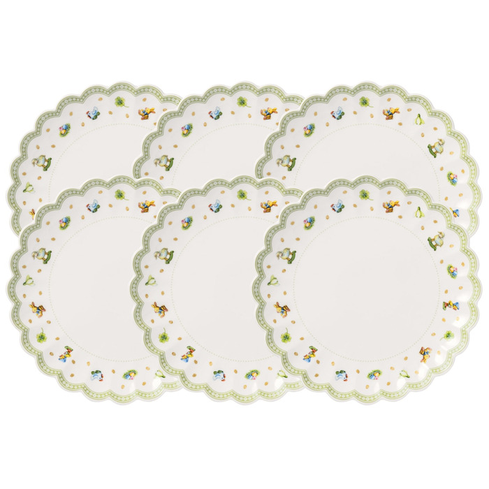 Набор из 6 тарелок для завтрака 21,9 см Easter Delight Villeroy & Boch