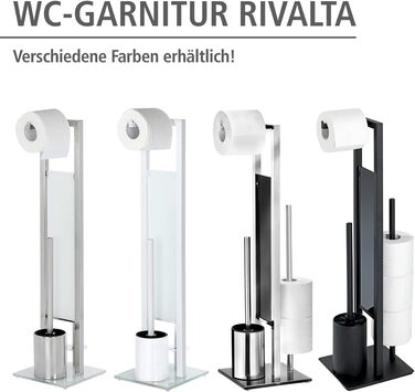 Держатель туалетной бумаги с ёршиком 70 x 23 x 18 см Rivalta WENKO