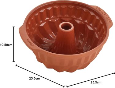 Форма для торта 23,5 см Brown Bundt Römertopf