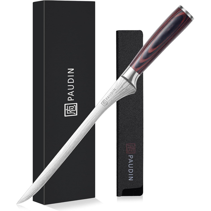 Профессиональный нож для ветчины из нержавеющей стали 25 см PAUDIN