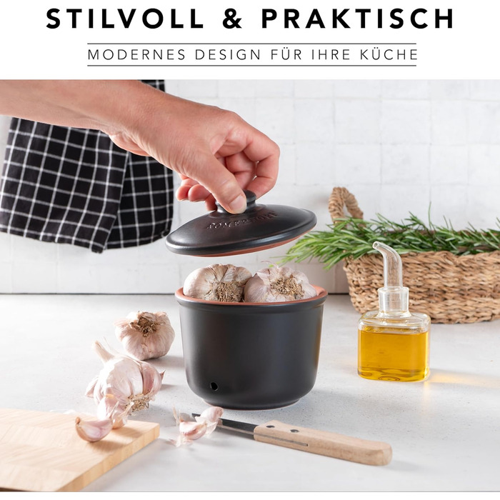 Набор горшков для хранения 3 предмета Black Römertopf