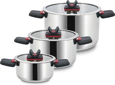 Набор из 3 кастрюль Sma-Line Linnuo