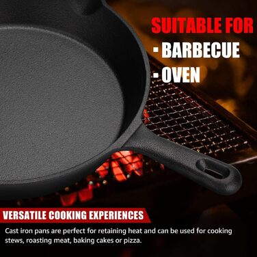 Чугунная сковорода 24,5 см Overmont