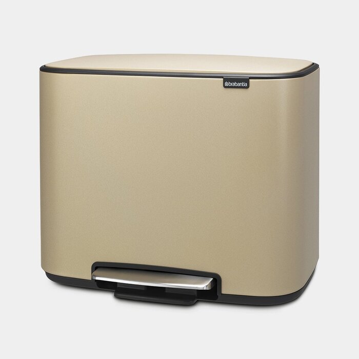 Мусорный бак с педалью, 36 л золотой Pedal Bin Bo Brabantia