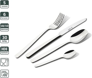 Набор столовых приборов 30 предметов Como 8000 Paul Wirths