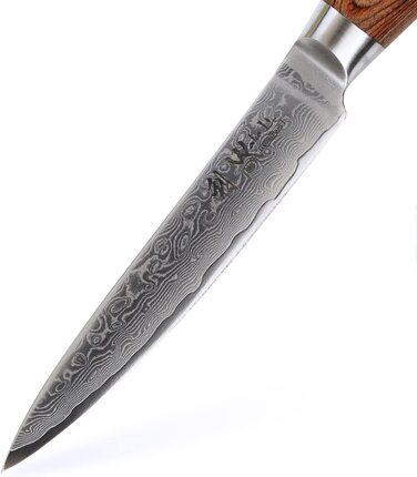 Поварской нож из 67 слоев дамасской стали 12 см EDIB Pro Wakoli