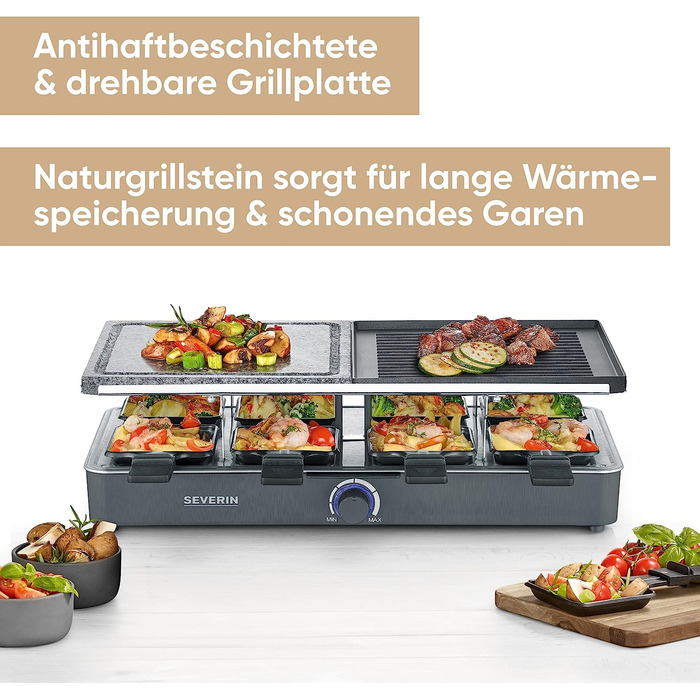 Гриль-раклетница 46 х 23 см 1300 Вт SEVERIN