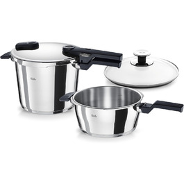 Набор из двух скороварок 3,5 л/6 л Vitaquick Fissler