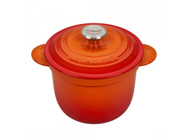 Кастрюля / жаровня 18 см с крышкой, оранжевая Every Flame Le Creuset
