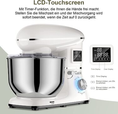 Кухонный комбайн Zuccie / 1500 Вт / 6,2 л