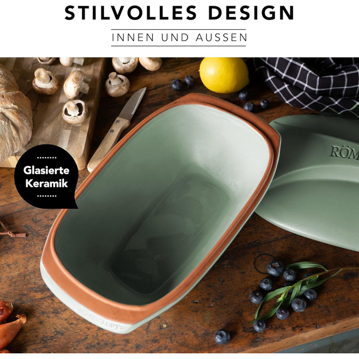 Жаровня 3 л Green CULINARIO Römertopf