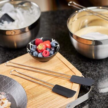 Лопатка-скребок силиконовая 20 см Black Rosle