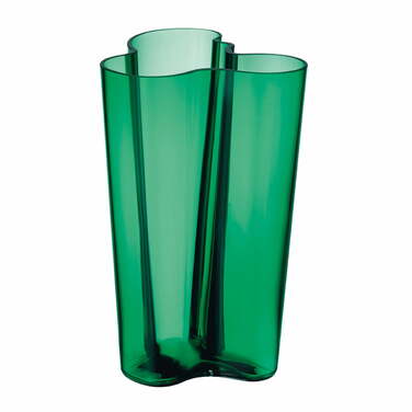 Ваза 25,1х19х20 см изумрудная Aalto Iittala