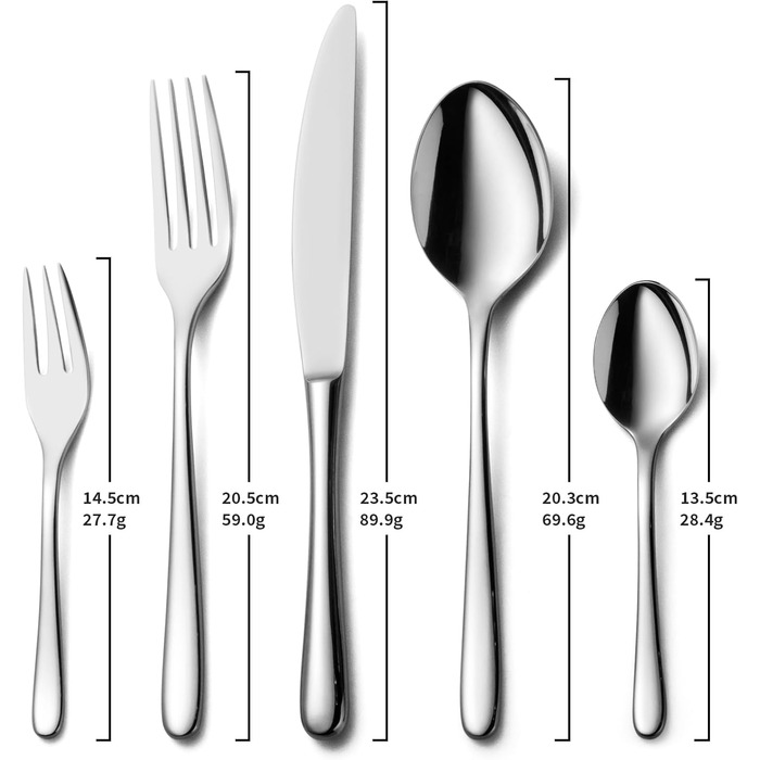 Набор столовых приборов на 6 персон 30 предметов Vienna Alata