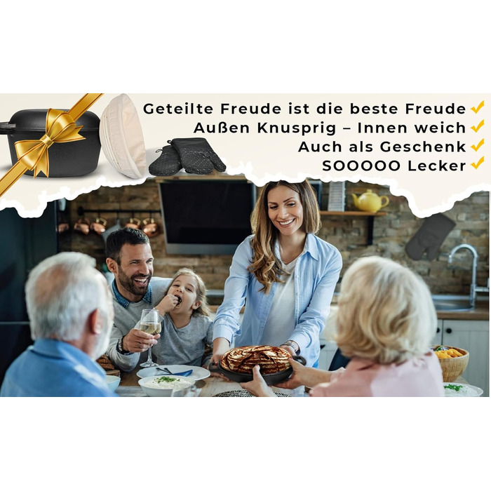 BROTBACKFEE Форма для выпечки хлеба 32 х 16 см чугун BROTBACKFEE