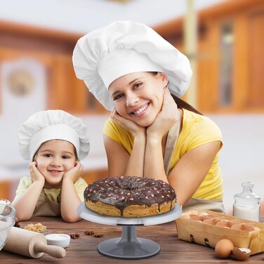 Вращающаяся тарелка для торта 30,5 х 13 см Silver Relaxdays