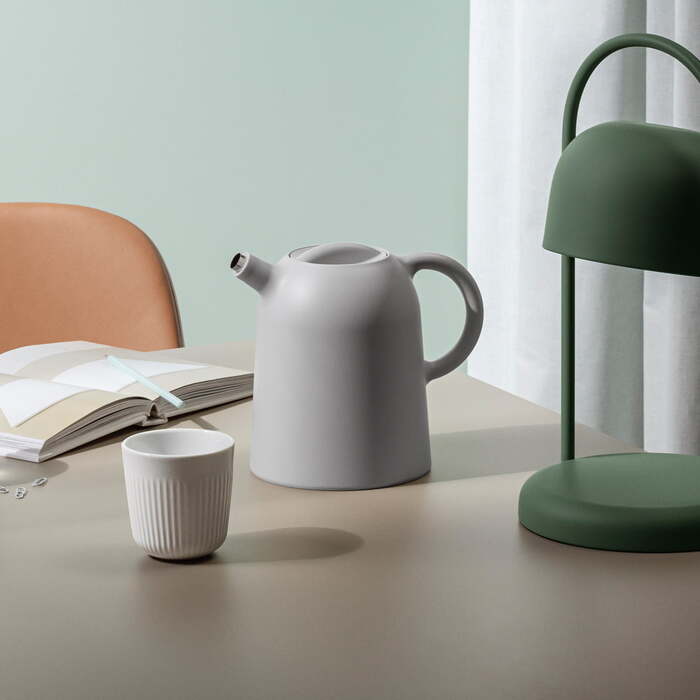 Термокувшин 1 л Marble grey Thimble Eva Solo