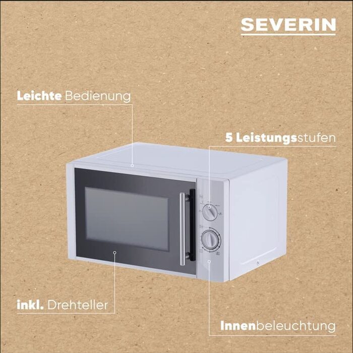 Микроволновая печь 900 Вт, 30 л SEVERIN