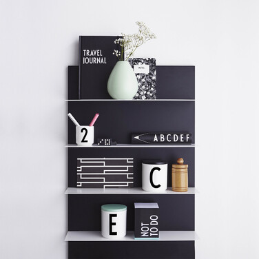 Блокнот 1x9x14 см серый AJ Vintage Flowers Notizbuch Design Letters