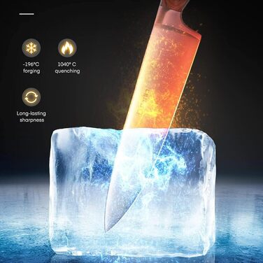 Набор ножей из нержавеющей стали с подставкой 16 предметов Brown D.Perlla