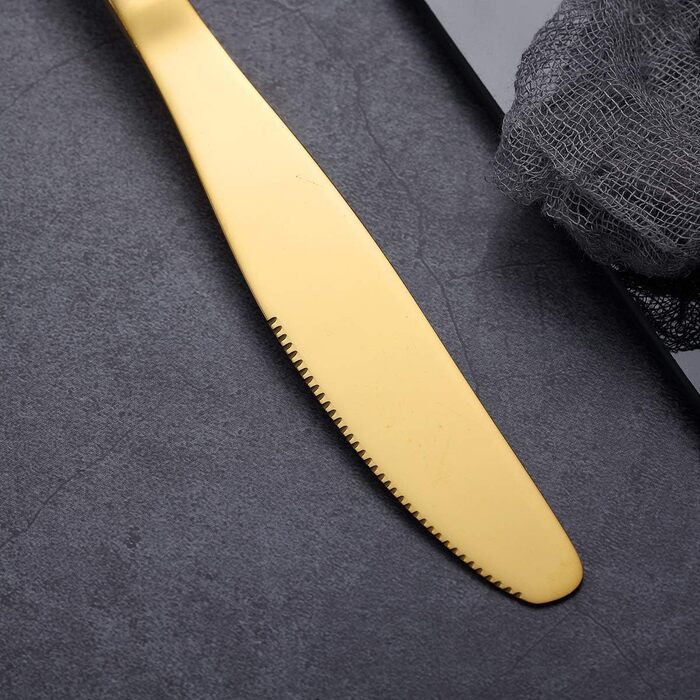 Набор столовых приборов 30 предметов Gold HOMQUEN