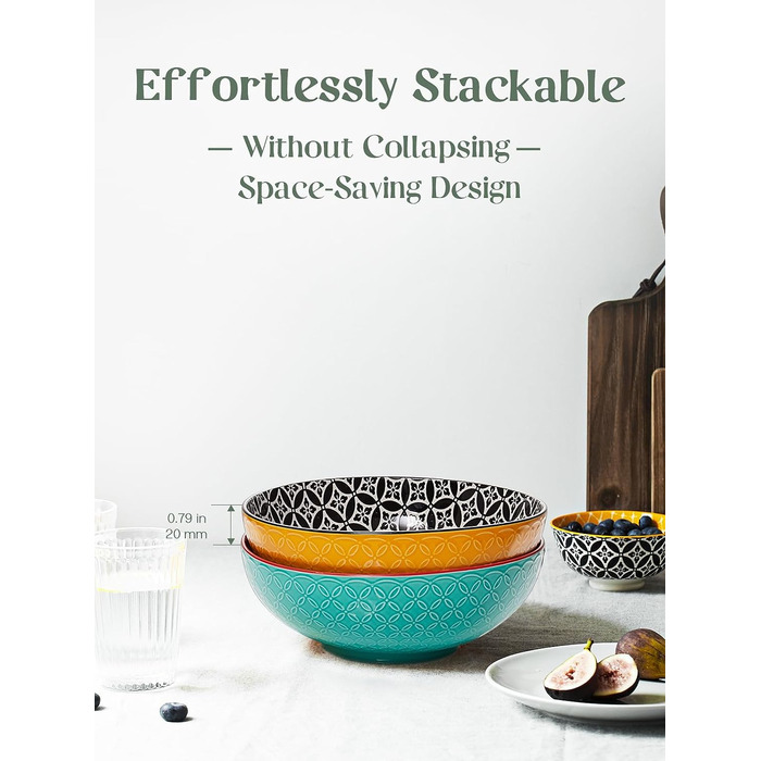 Набор глубоких тарелок 24 см 2 предмета DOWAN