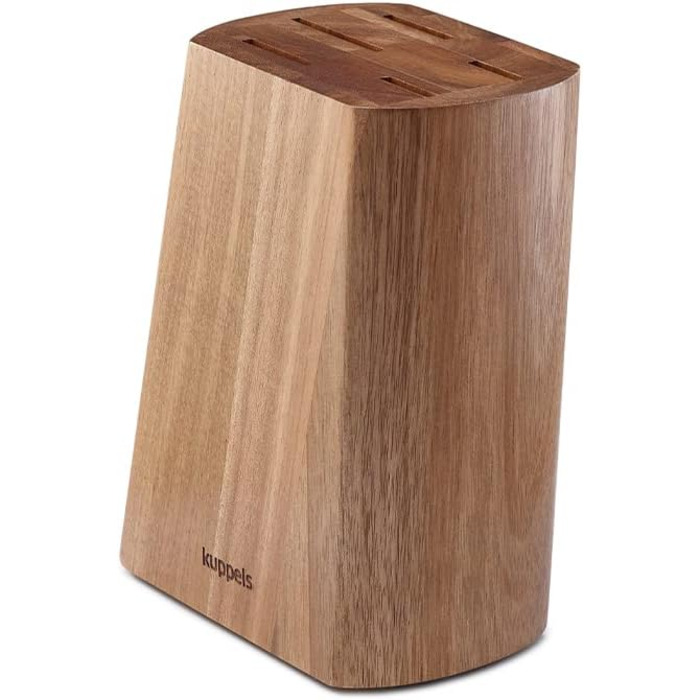 Kuppels Набор из 5 ножей с блоком для хранения сталь/акация Kuppels