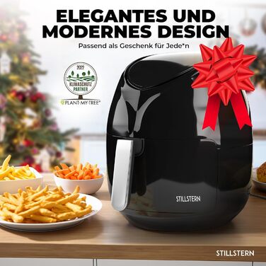 Фритюрница многофункциональная 6,5 л 1800 Вт Black XXL Stillstern