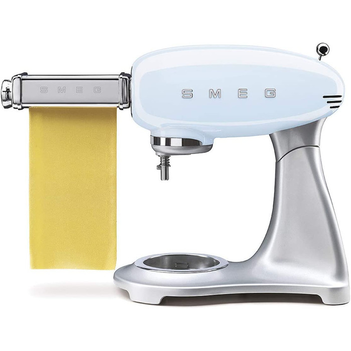 Кухонный комбайн 4,8 л, 10 скоростей пастельно-синий 800 Вт SMF02PBEU Smeg