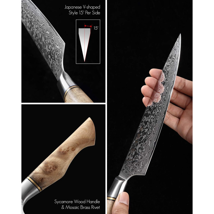 Нож поварской 21 см Master Series HEZHEN