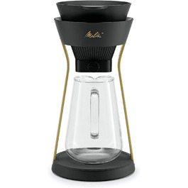 Кофеварка Мелитта АМАНО, черно-золотая