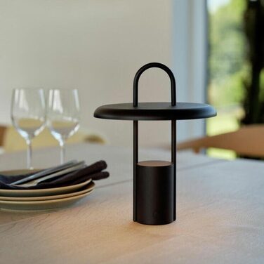 Портативный светодиодный светильник 25 см Black Pier Stelton