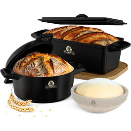 KAISERTAL Набор форм для выпечки хлеба 2 предмета чугун KAISERTAL