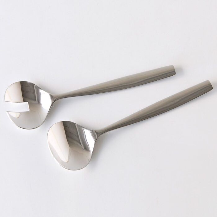 Приборы для салата 28 см металлик Dressed Alessi