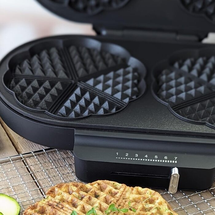 Вафельница для 2 вафель в форме сердца 1250 Вт WA1250 Rommelsbacher