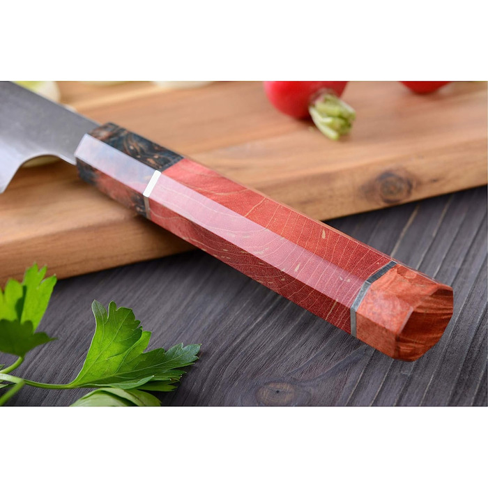 Поварской нож> из 67 слоев дамасской стали 20 см GRÄWE