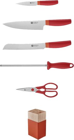 Набор ножей с подставкой для хранения Granada Orange Now S Zwilling