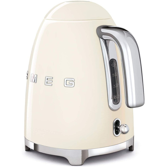 Электрический чайник 1,7 л 2400 Вт Cream Smeg