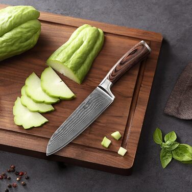 Набор ножей с магнитным держателем 7 предметов Wakoli