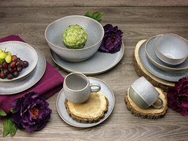 Столовый сервиз на 4 человека 16 предметов Grey Loft Stone Series CreaTable