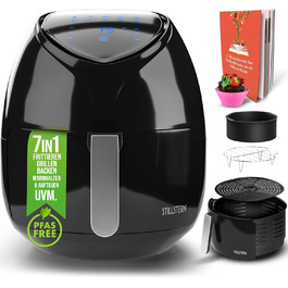 Фритюрница многофункциональная 6,5 л 1800 Вт Black XXL Stillstern