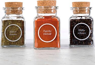 Набор из 30 баночек для специй GIESSLE 150 мл + 94 этикетки