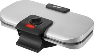 Вафельница на 2 вафли 1200 Вт, серебристо-черная ‎Unold